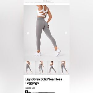 NVGTN Gray Women's Leggings